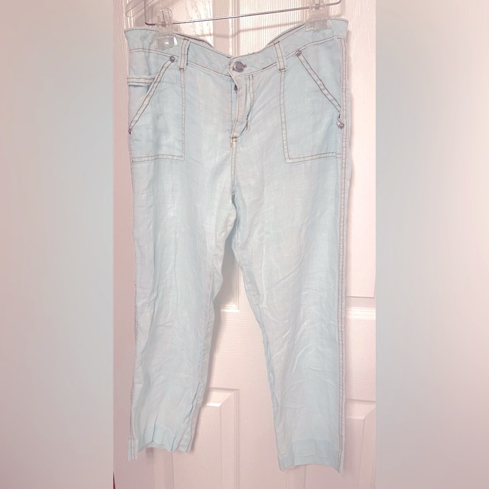 Bella Dahl Vintage Chic Linen Blend Pants - Size 29